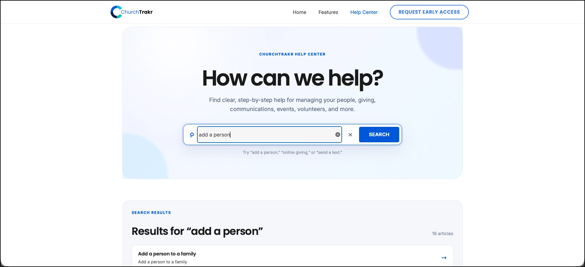 Search Help
